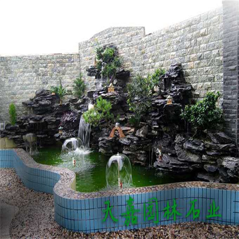 内蒙古小庭院水景设计